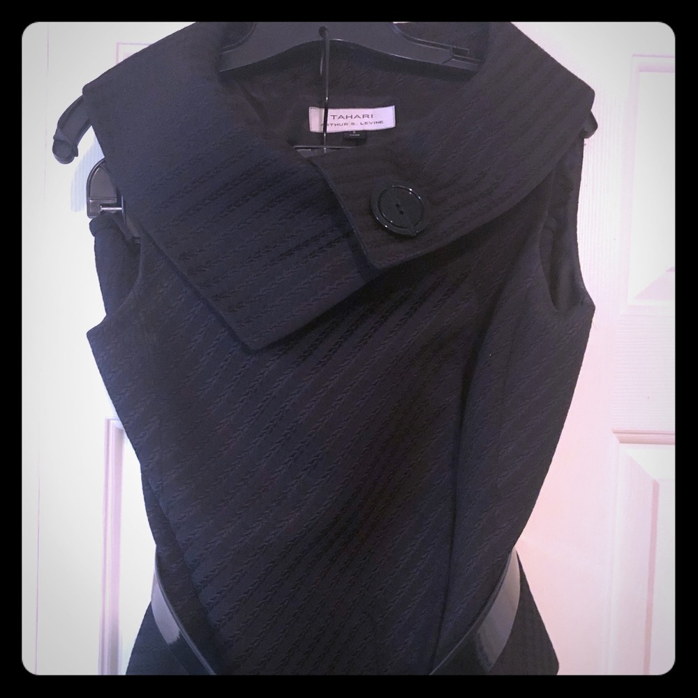 Tahari Cowl  Neck Suit